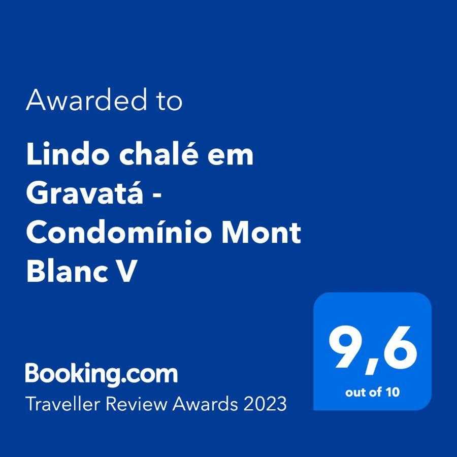 Lindo Chale Em Gravata - Condominio Mont Blanc V Exterior photo